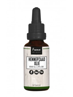 Hennepzaad Olie bevat 2,75% CBD 30ml