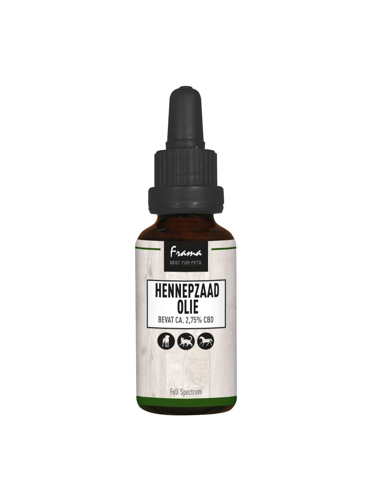 Hennepzaad Olie bevat 2,75% CBD 30ml