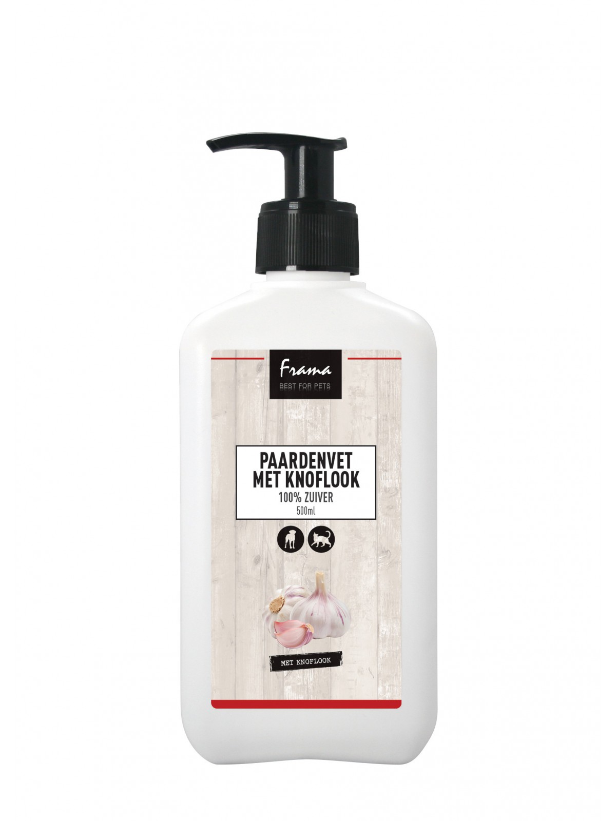 Paardenvet met Knoflook met pomp 500ml