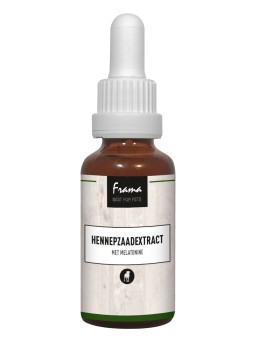 CBD druppels hond met melatonine voor rust en ontspanning