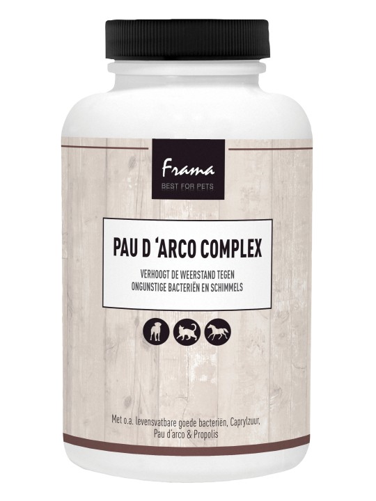 Pau d’arco complex hond kat paard met probiotica en zink