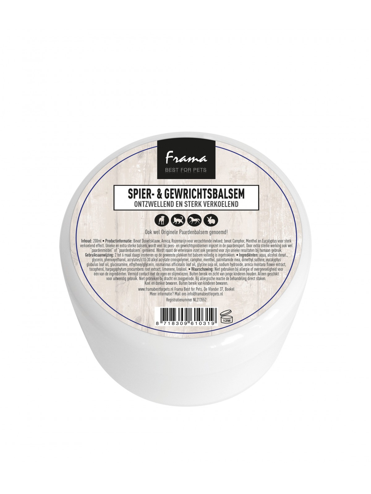 Spier- en gewrichtsbalsem (paardenbalsem) 200 ml